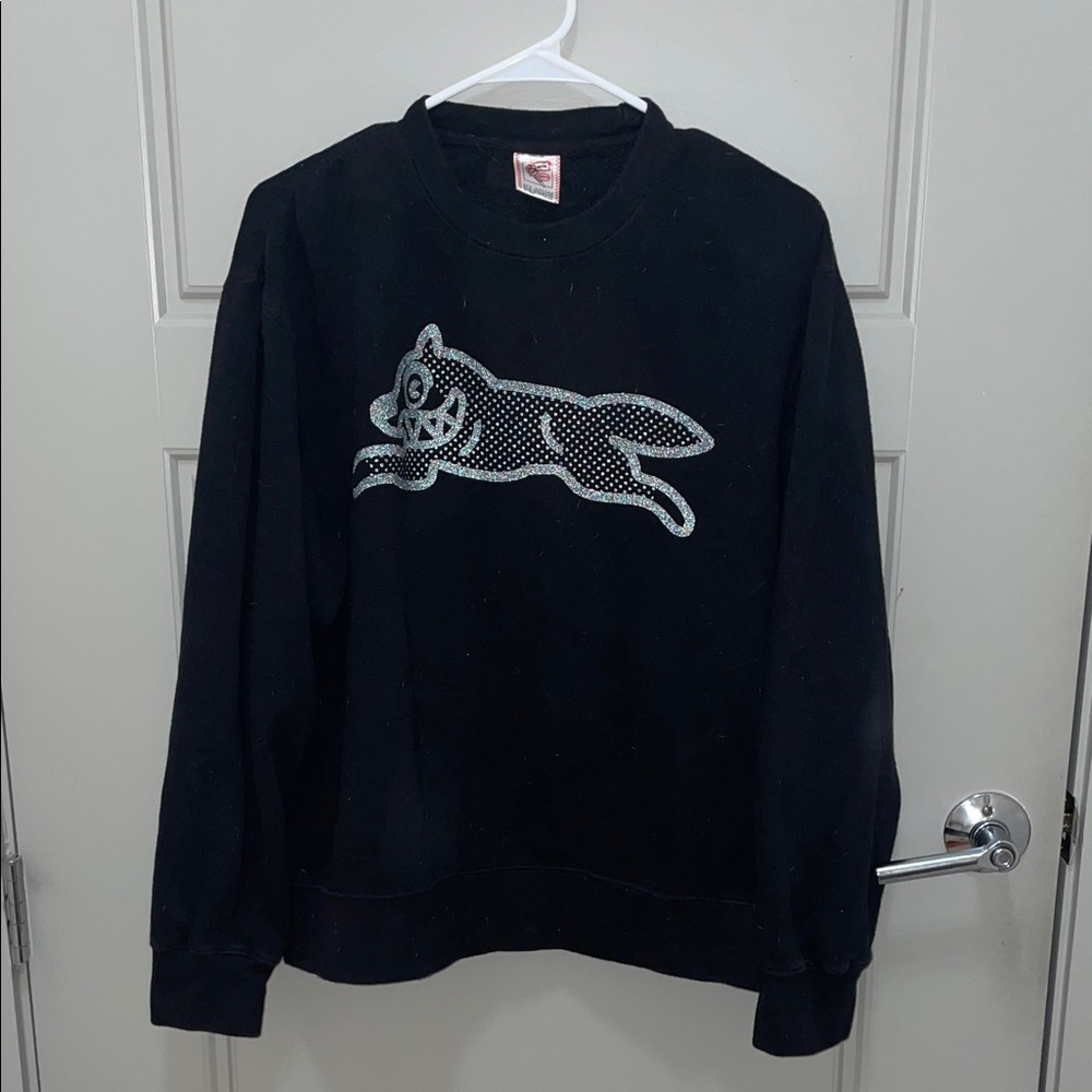 Billionaire Boys Club Black Crewneck Sweater with Graphic